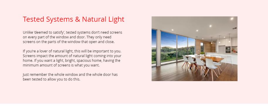 Tested Systems Natural Light
